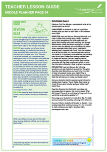 Teacher Lesson Guide Middle