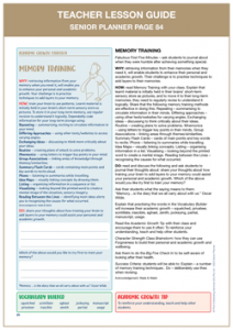 Teacher Lesson Guide Senior