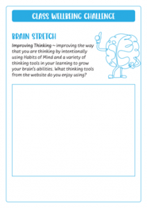 Class Wellbeing Challenge Brain Stretch Middle