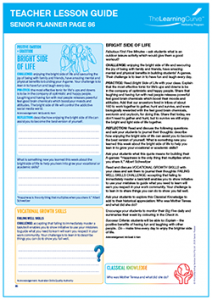 Teacher Lesson Guide Senior
