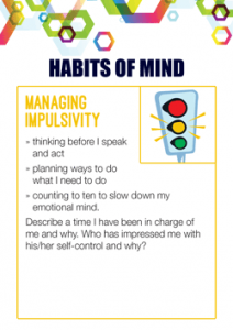 Habits of Mind Managing Impulsivity