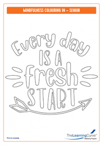 Mindfulness Colouring In Senior