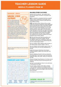 Teacher Lesson Guide Middle