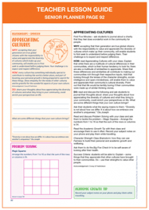 Teacher Lesson Guide Senior