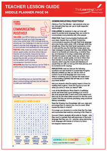 Teacher Lesson Guide Middle