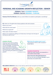 Personal and Academic Growth Reflection Senior