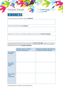 Character Strength Kindness