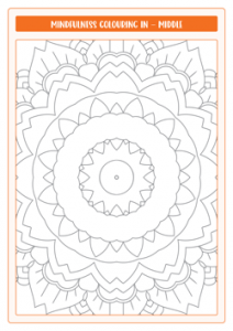 Mindfulness ColourIng In Middle