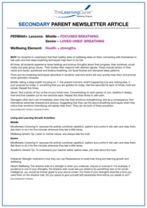 Parent Newsletter Article