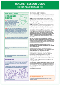 Teacher Lesson Guide Senior