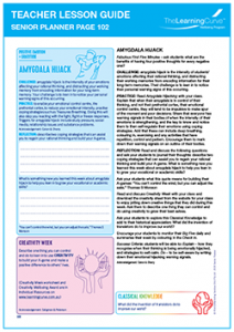 Teacher Lesson Guide Senior