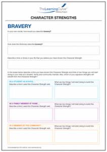 Character Strength Bravery