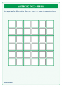 ArrangIng Ticks Senior
