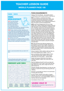 Teacher Lesson Guide Middle