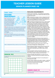 Teacher Lesson Guide Senior