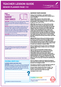 Teacher Lesson Guide Senior