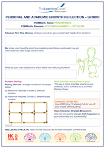 Personal and Academic Growth Reflection Senior