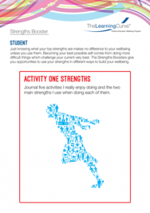 Strengths Booster Activity One Strengths