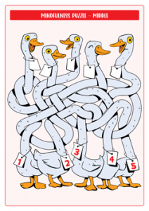 Mindfulness Puzzle Middle