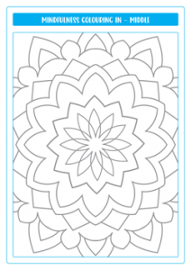 Mindfulness ColourIng In Middle