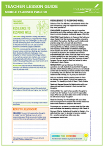Teacher Lesson Guide Middle