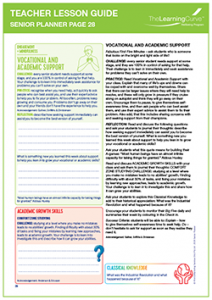 Teacher Lesson Guide Senior